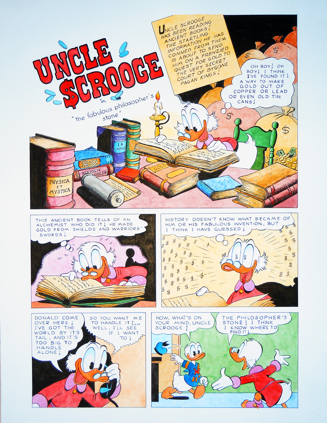 Uncle Scrooge - The fabulous philosopher's stone